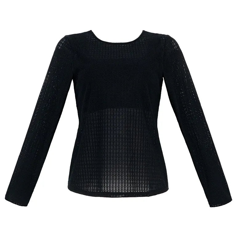 Lacy Long Sleeve Bra Top
