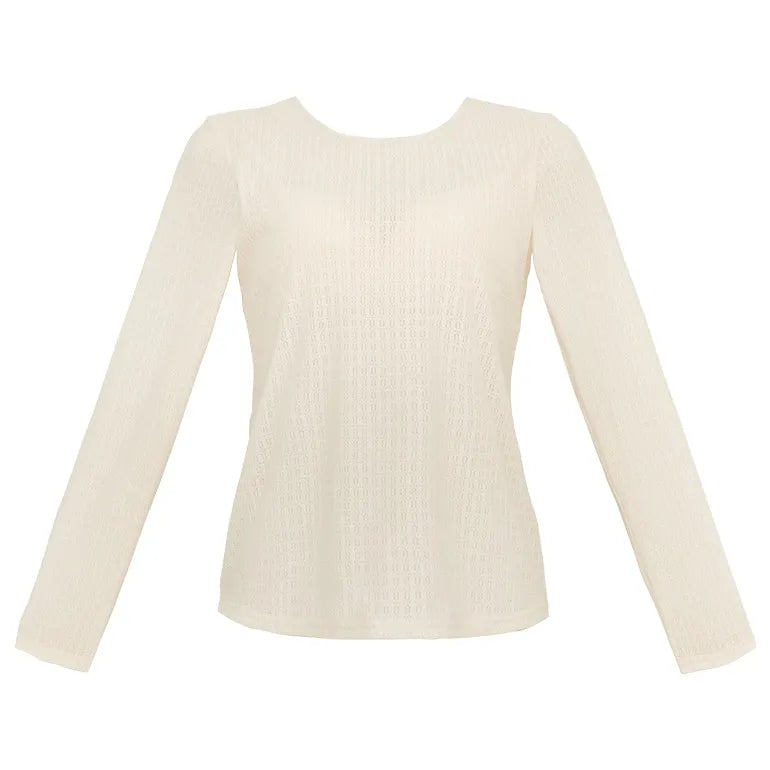 Lacy Long Sleeve Bra Top