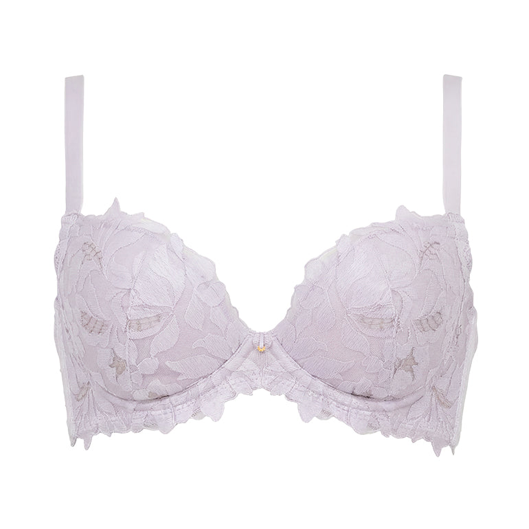 Belle Push-Up Plunge Bra 26S2 | Elegant Lace Design | Bradelis New York