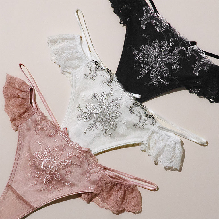 Jacqueline Thong 26S1 | Matching Lace Panty | Bradelis New York