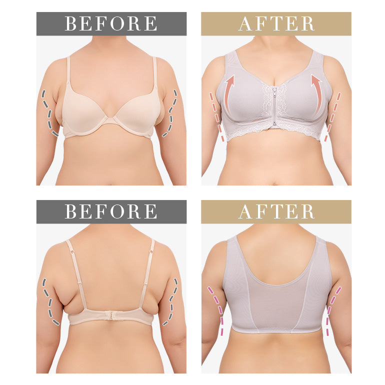 Smooth Zip Front Wireless Bra 25