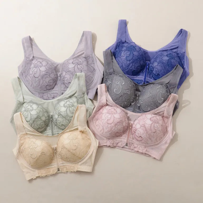 Smooth Front-Zip Shaping Bra 26