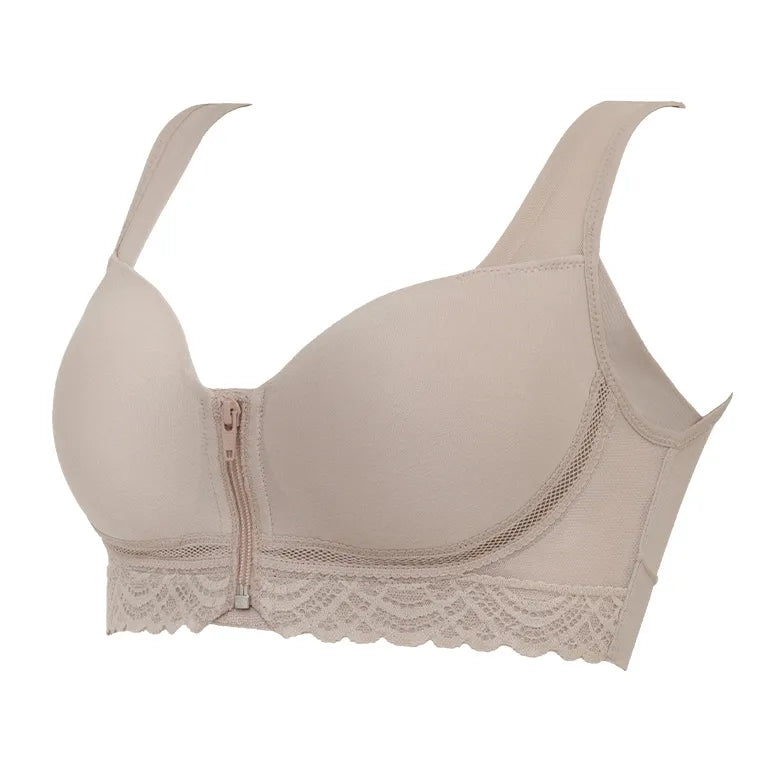 Simple Smooth Front-Zip Shaping Bra 26