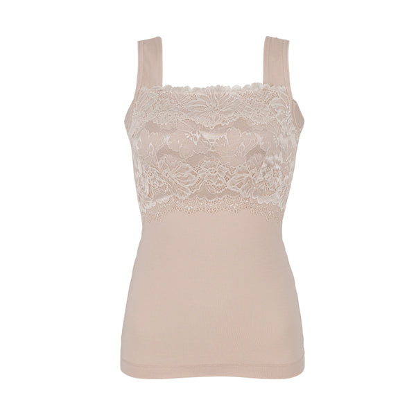 HANRO Padded Bra-Camisole in off white