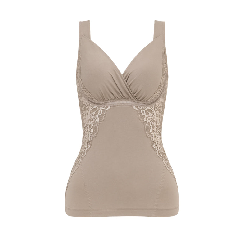 Cotton Wireless Lace Bra Camisole 24