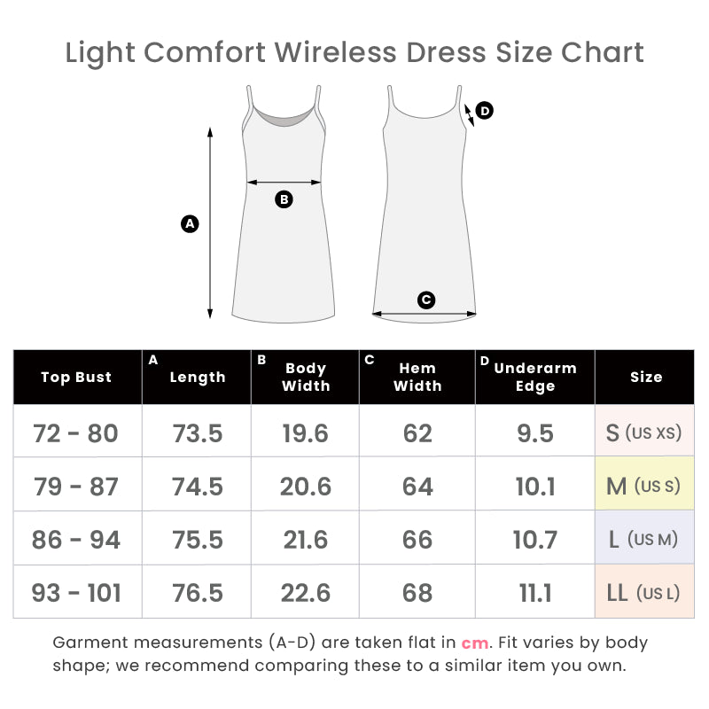 Light Comfort Wireless Dress