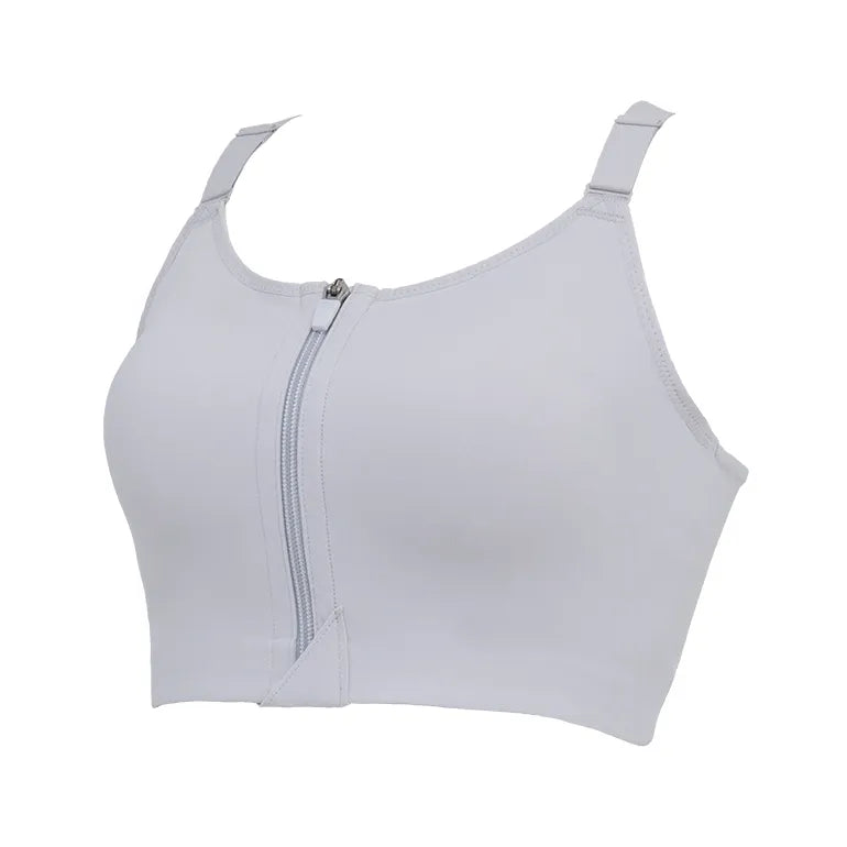Firm Hold Front-Zip Sports Bra