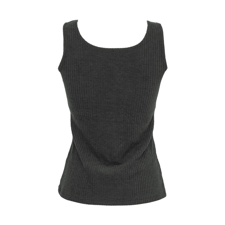 Velour Ribbed Bra Top