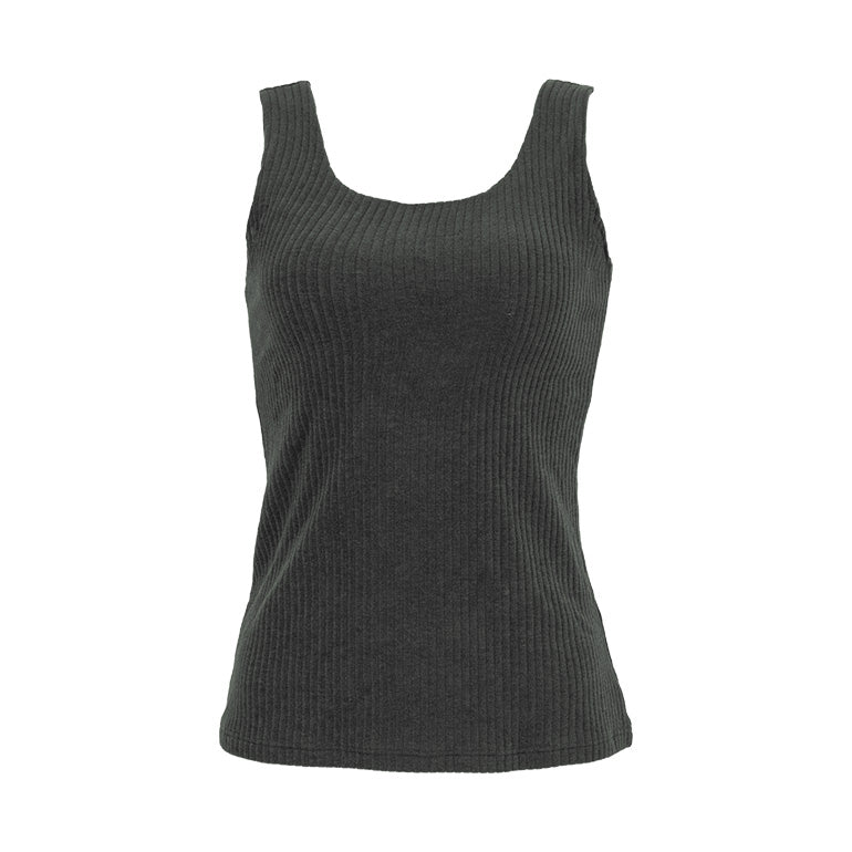 Velour Ribbed Bra Top