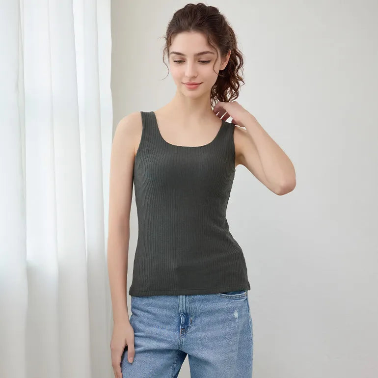 Velour Ribbed Bra Top