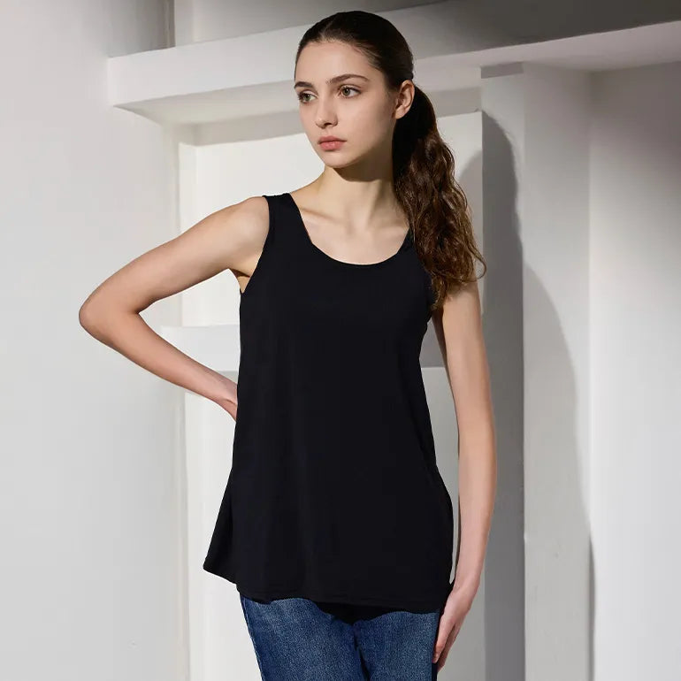Silk Blend Flare Bra Camisole