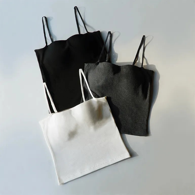Ribbed Style Shaping Bra Camisole