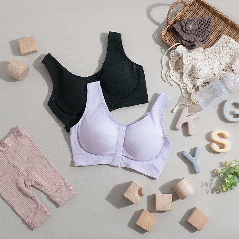 Front Closure Wireless Maternity Bra | Easy Front Nursing & Soft