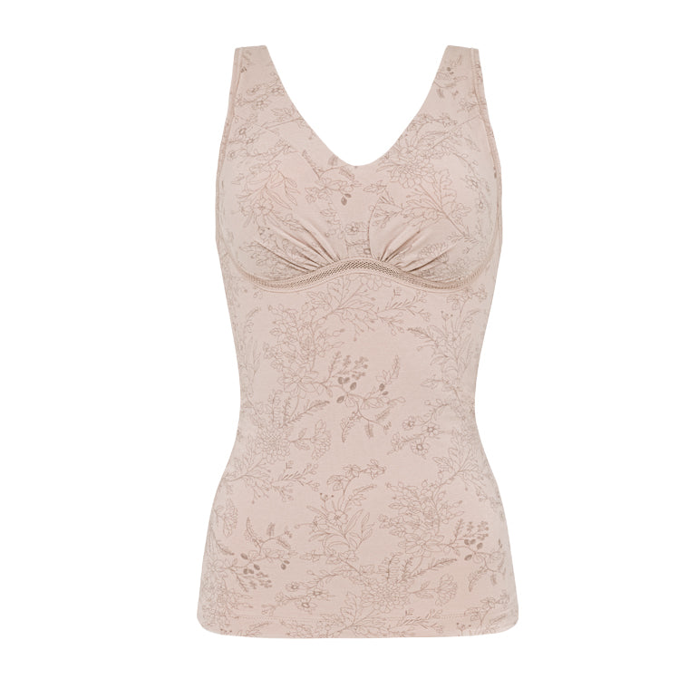 BUTTERFLY BRA, ORGANIC COTTON JERSEY, SAND, Product code 22-24-121