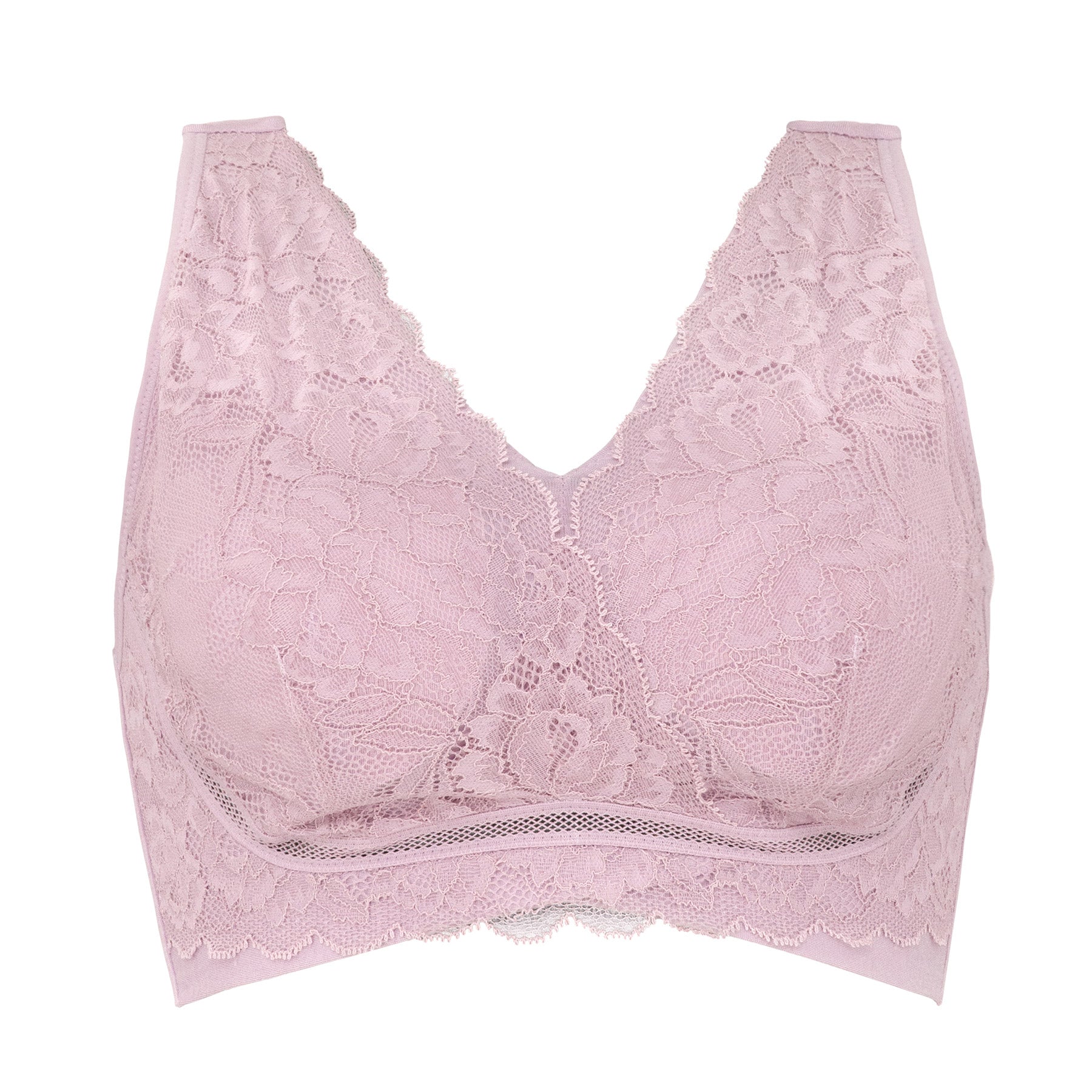 Comfort Lacy Cropped Bra Camisole