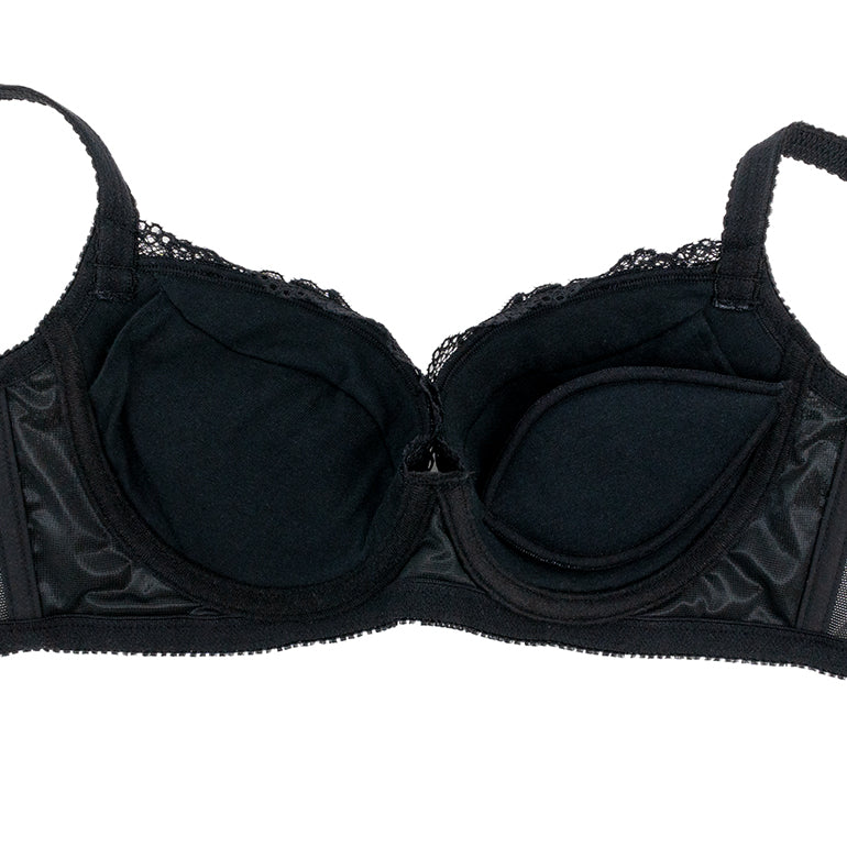 M&S Black Non wired Bra - 30C, Women's Fashion, Undergarments