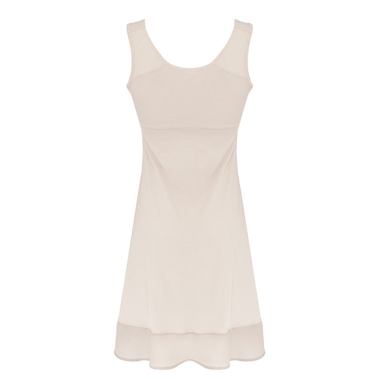 Cotton-Blended Bust-Lifting Dress