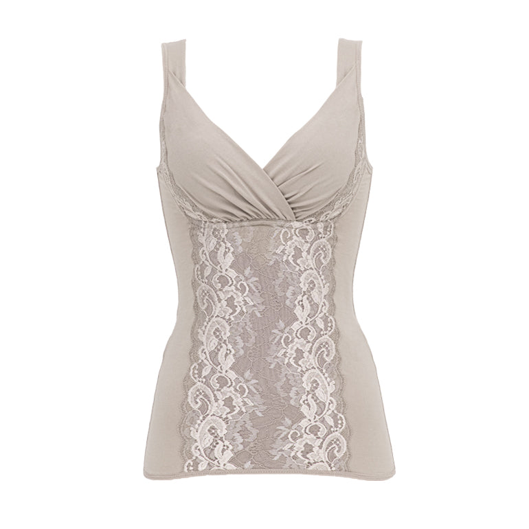 gvdentm Camisoles With Built In Bra Lace Bra with Foam Wire, Shaping Bra  with Convertible Straps 