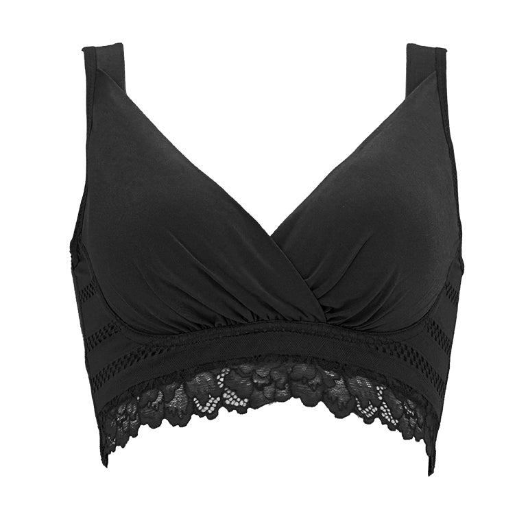Bradelis New York Women's Wireless Shaping Bra, Heart Cup Style Fit Bra,  Black, Medium : : Fashion